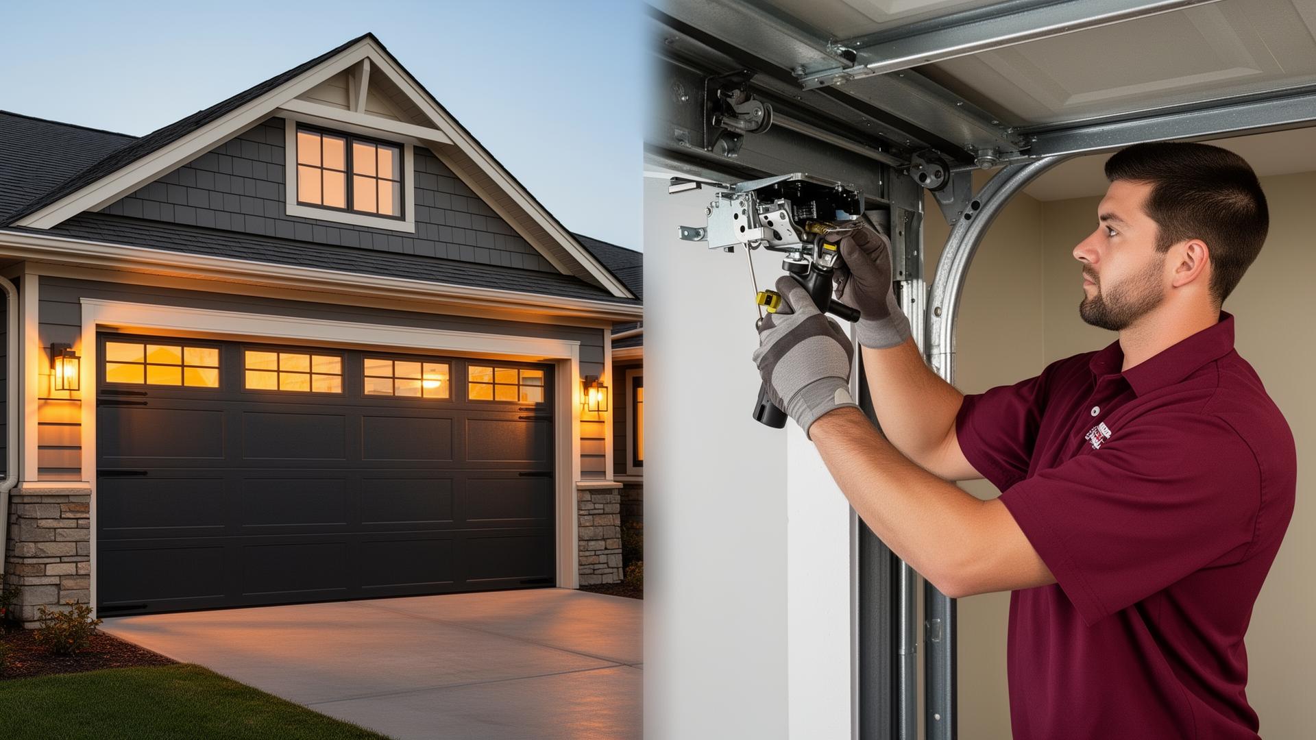 Professional garage door installation by Garage Door Doty technicians